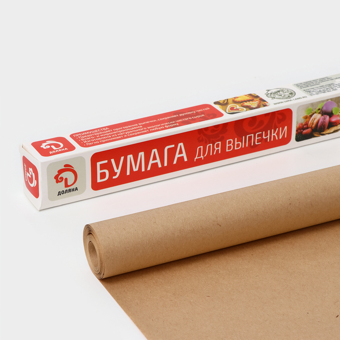 Бумага для выпечки "Доляна" 30смх8м