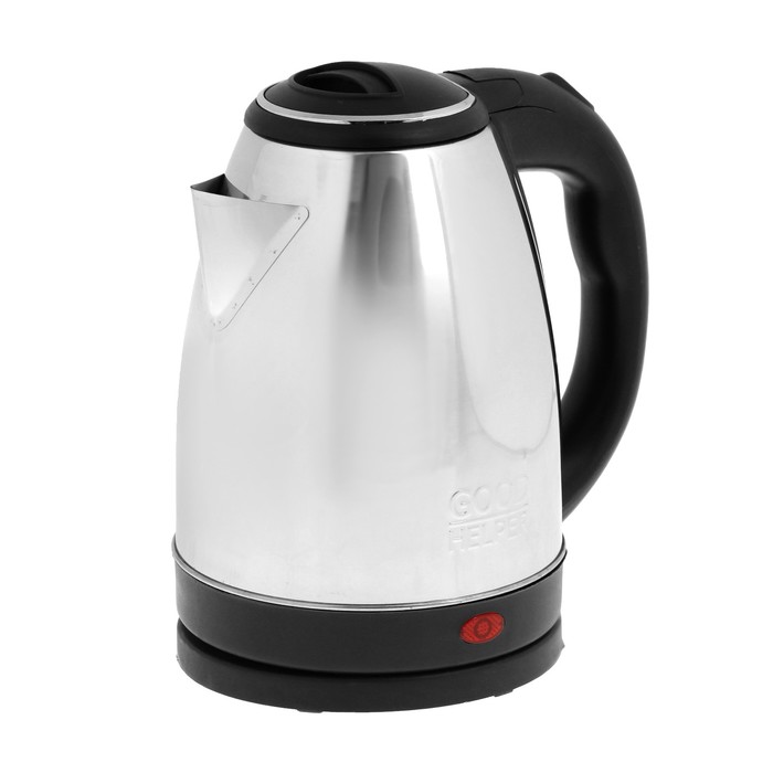 Чайник электрический GOODHELPER KS-18B03, металл, 1.8 л, 1500 Вт, серо-чёрный