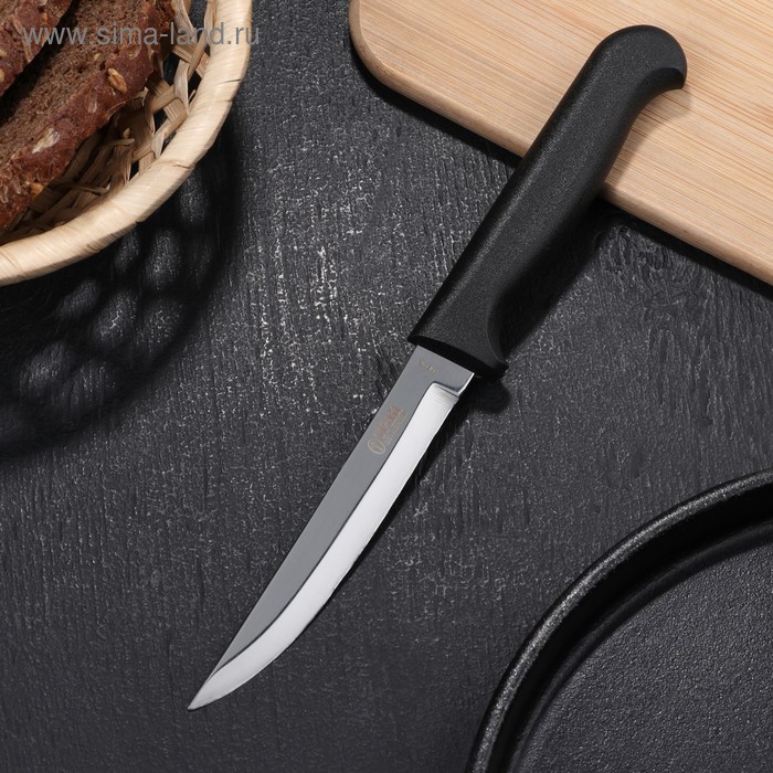 Нож кухонный "Элегант" для овощей, с пластиковой ручкой, лезвие 11 см