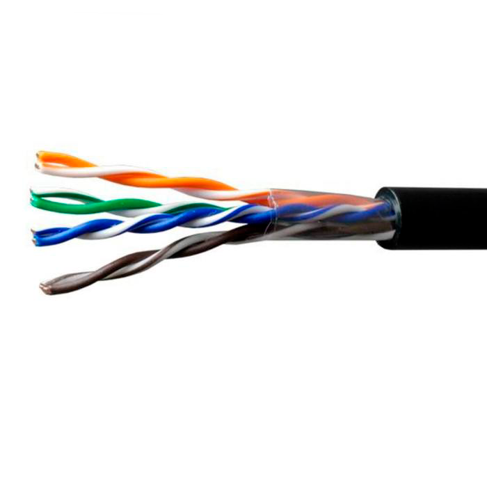 Кабель "SUPRLAN", UTP 4х2х24AWG кат.5е медь наруж. прокл. Standart 305м, цена за метр