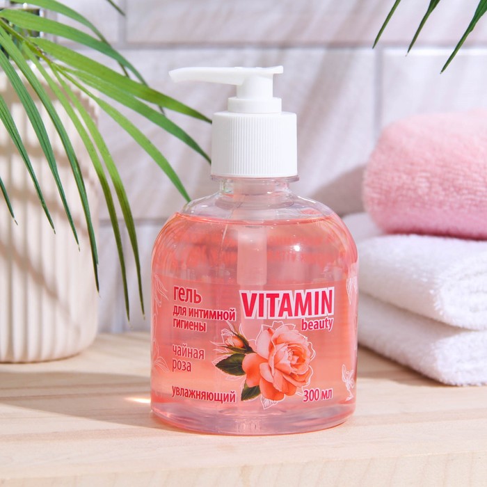 Гель для интимной гигиены Vitamin Beauty "Чайная Роза" тонизирующий, 300 мл