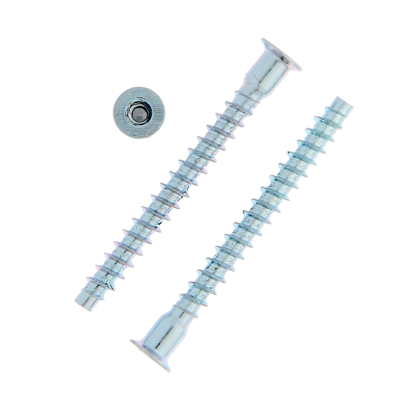 Стяжка шурупная ТУНДРА krep 5.0x50 HEX, белый цинк, 20 шт.