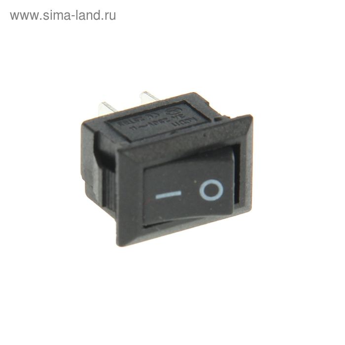 Выключатель клавишный REXANT RWB-101, 250 В, 3А (2с), ON-OFF, Micro, черный
